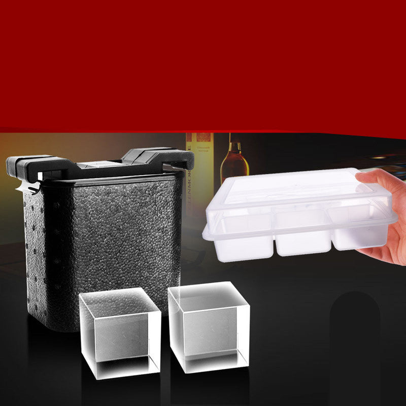 Whiskey Ice Cube Ice Hockey Skull Ice Box Crystal Ice Cube Ice Tray Mold - VELORIA