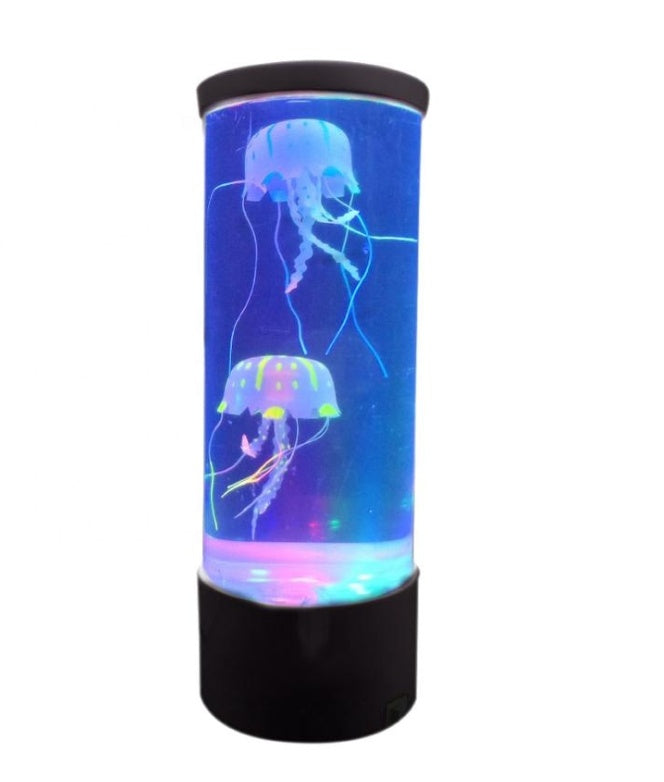 LED Jellyfish Aquarium Lamp Night Light USB Powered - VELORIA