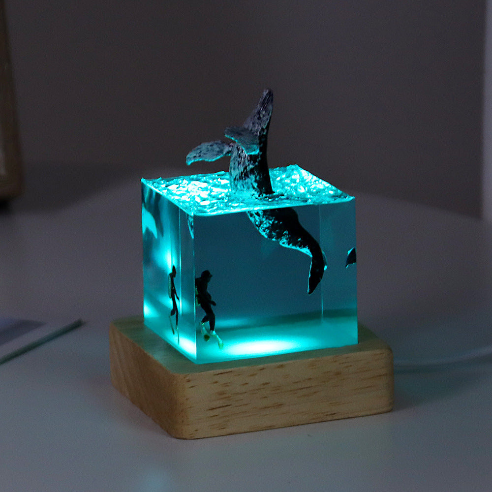 Cube Decoration Luminous Mini Small Night Lamp - VELORIA