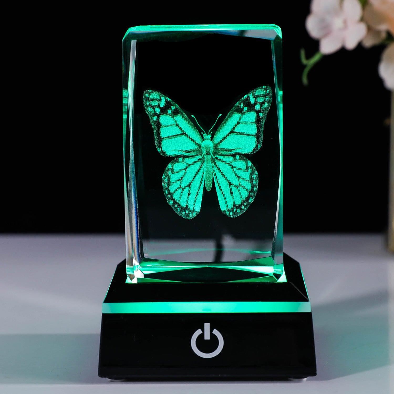 Cube Crystal Ornaments Inner Carving Crafts - VELORIA