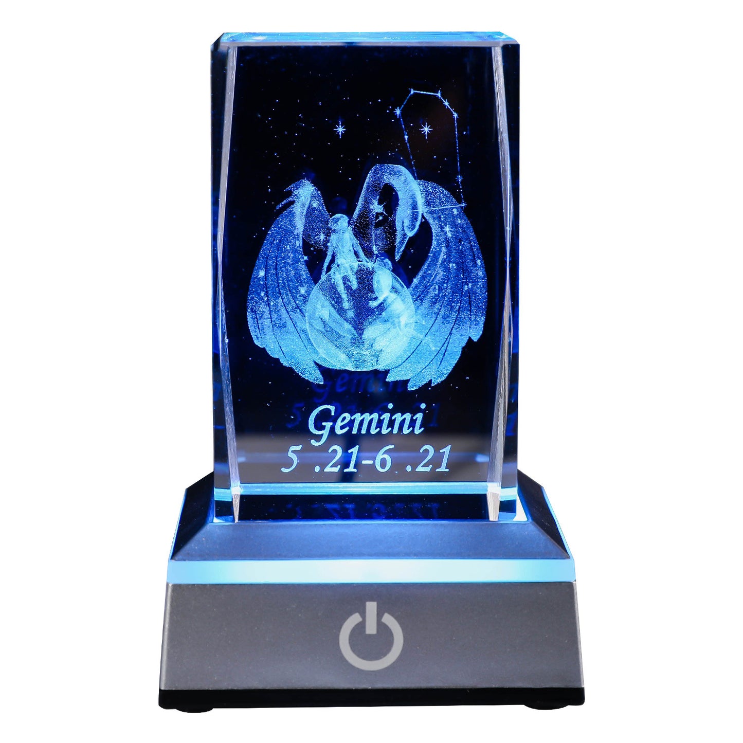 Cube Crystal Ornaments Inner Carving Crafts - VELORIA