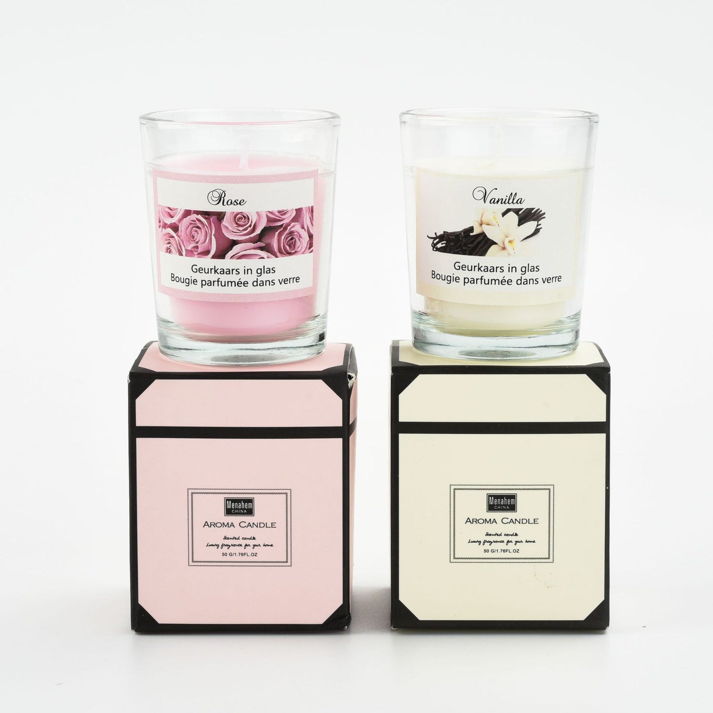 Plant Candles Aromatherapy Glass Romantic Fragrance - VELORIA