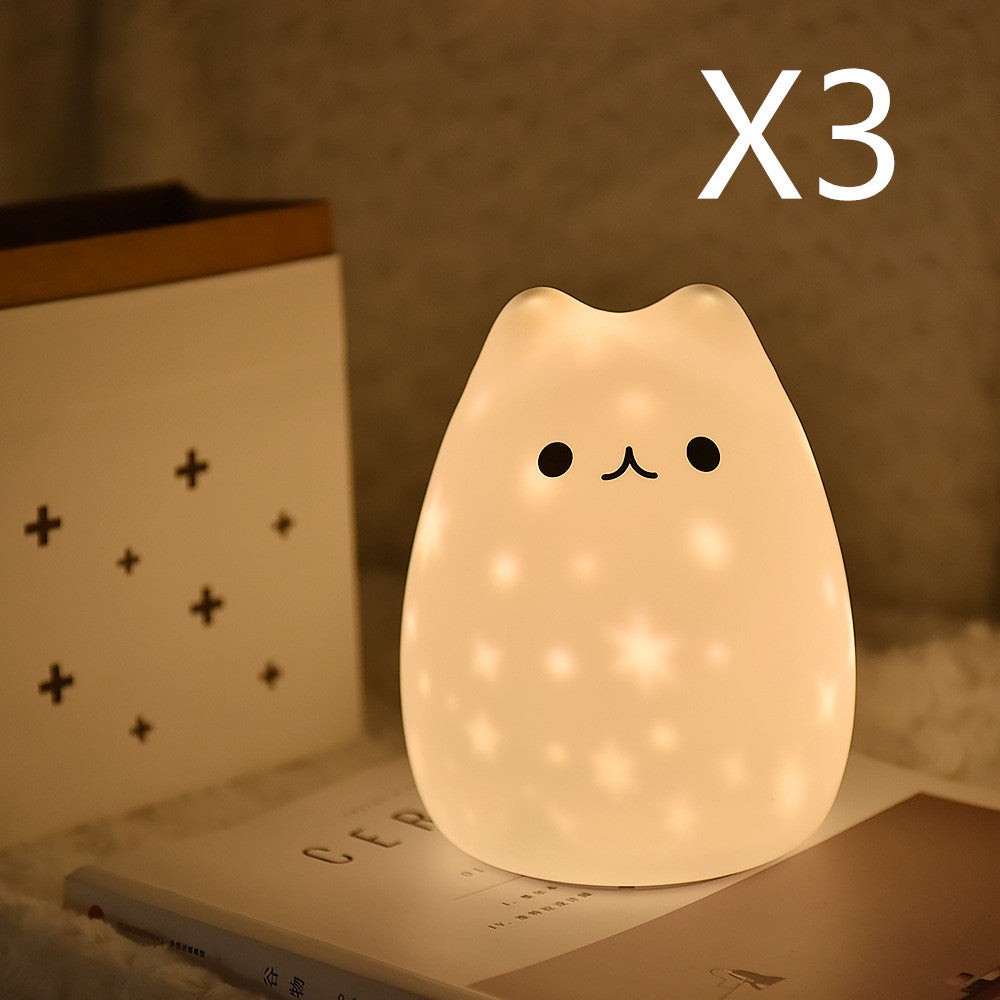 LED projection silicone night light - VELORIA