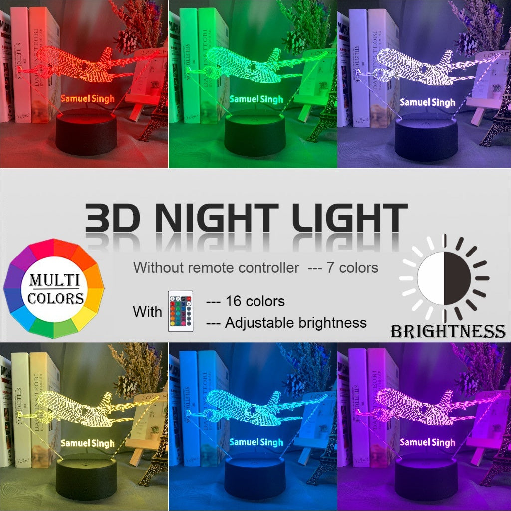 Aircraft Light Hologram Night Light - VELORIA