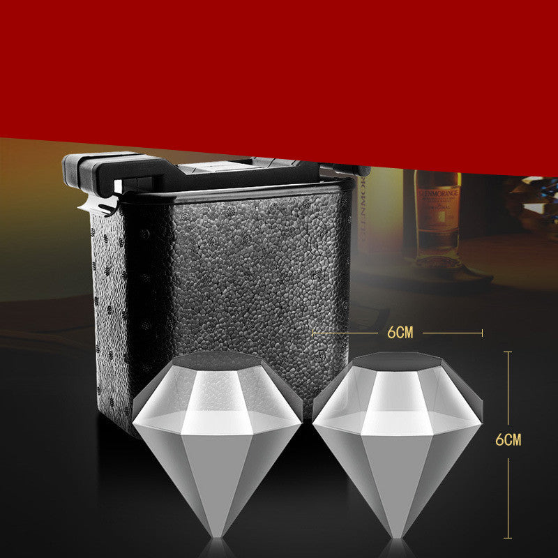 Whiskey Ice Cube Ice Hockey Skull Ice Box Crystal Ice Cube Ice Tray Mold - VELORIA