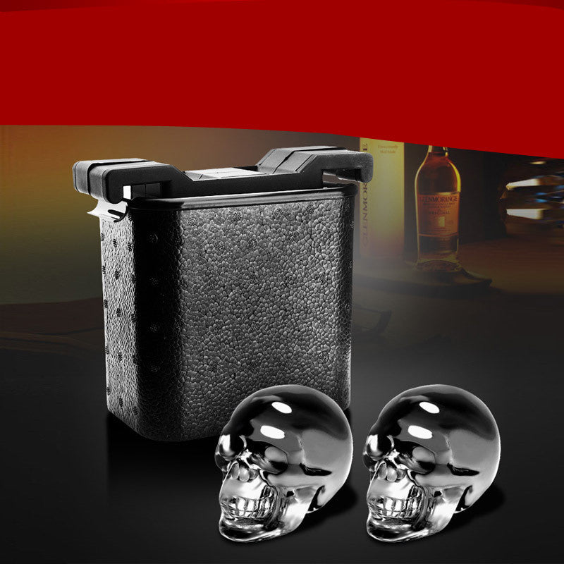 Whiskey Ice Cube Ice Hockey Skull Ice Box Crystal Ice Cube Ice Tray Mold - VELORIA