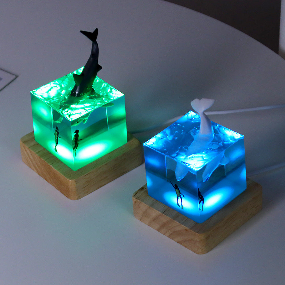 Cube Decoration Luminous Mini Small Night Lamp - VELORIA