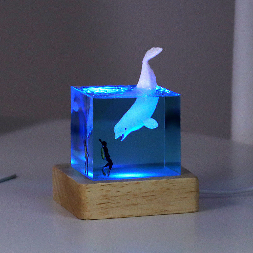 Cube Decoration Luminous Mini Small Night Lamp - VELORIA
