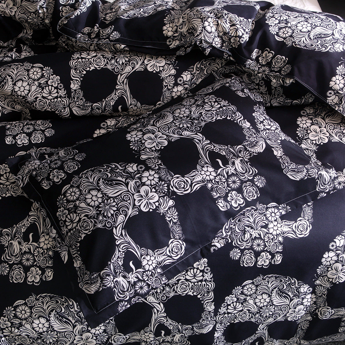 Skull Home Textiles Set Quilt Cover - VELORIA