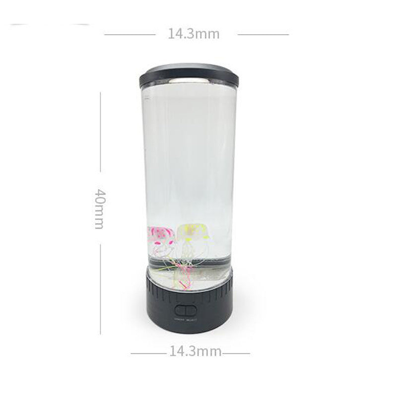 LED Jellyfish Aquarium Lamp Night Light USB Powered - VELORIA