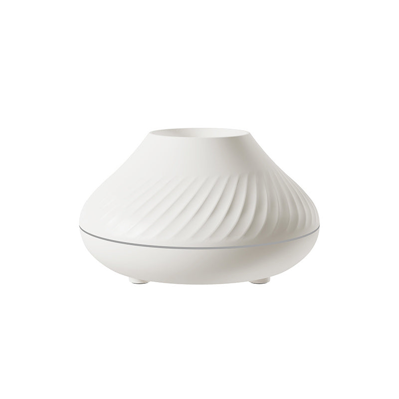 Newest RGB Flame Aroma Diffuser 130Ml 3d Colorful Flame Humidifier Fire Volcano Diffuser Flame - VELORIA