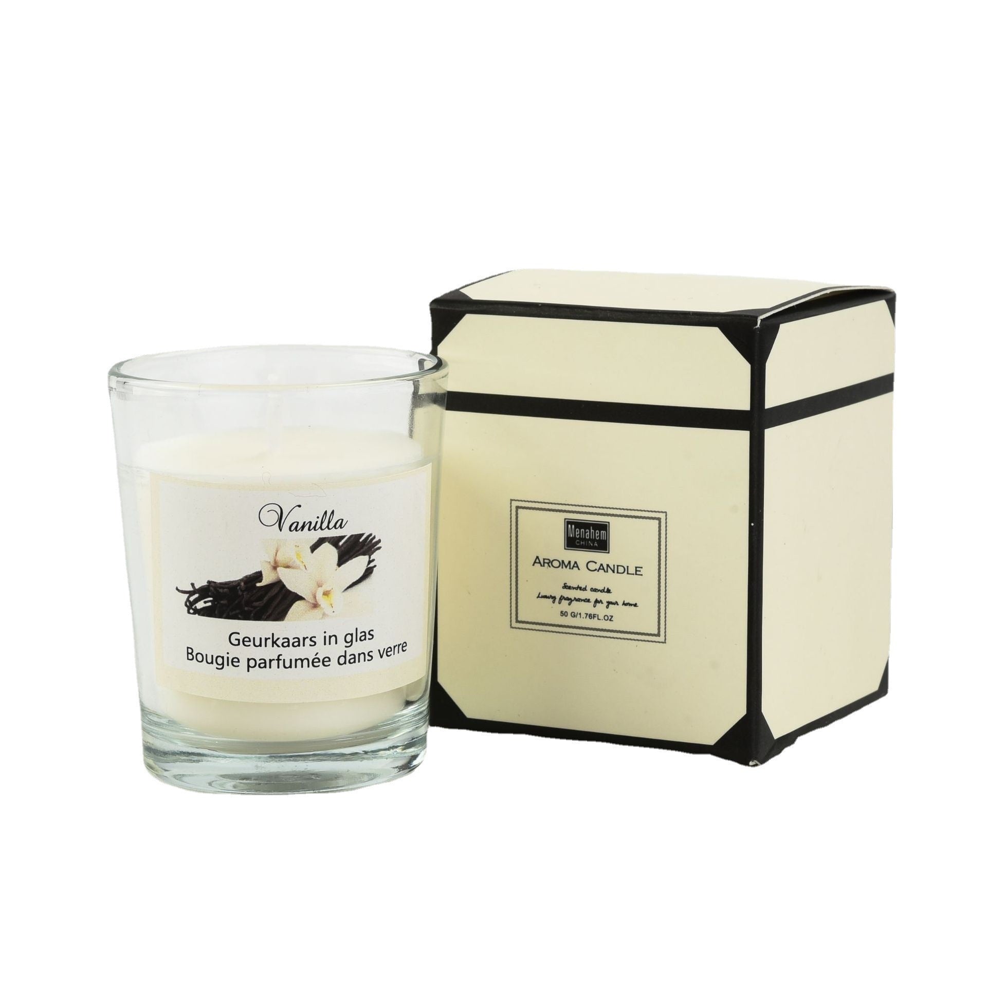 Plant Candles Aromatherapy Glass Romantic Fragrance - VELORIA
