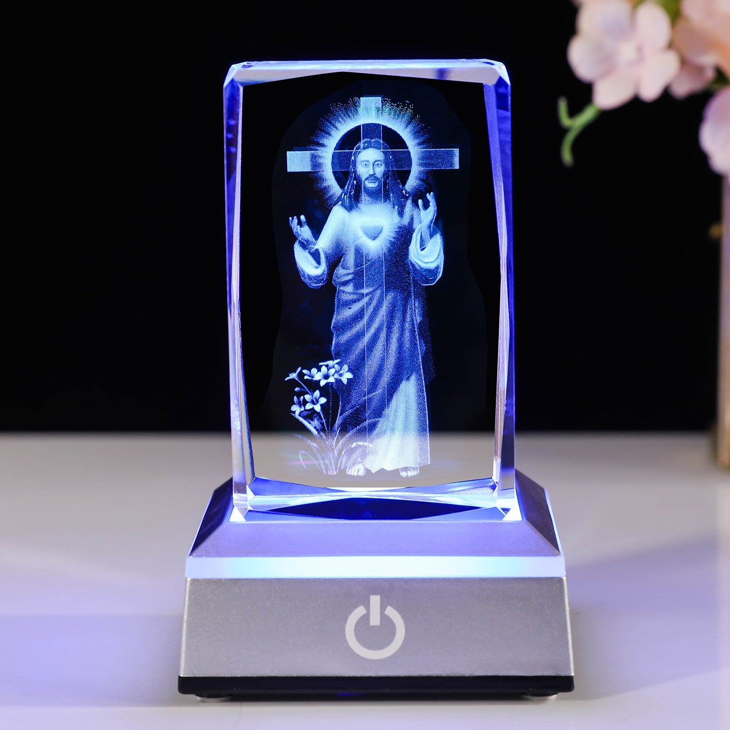 Cube Crystal Ornaments Inner Carving Crafts - VELORIA