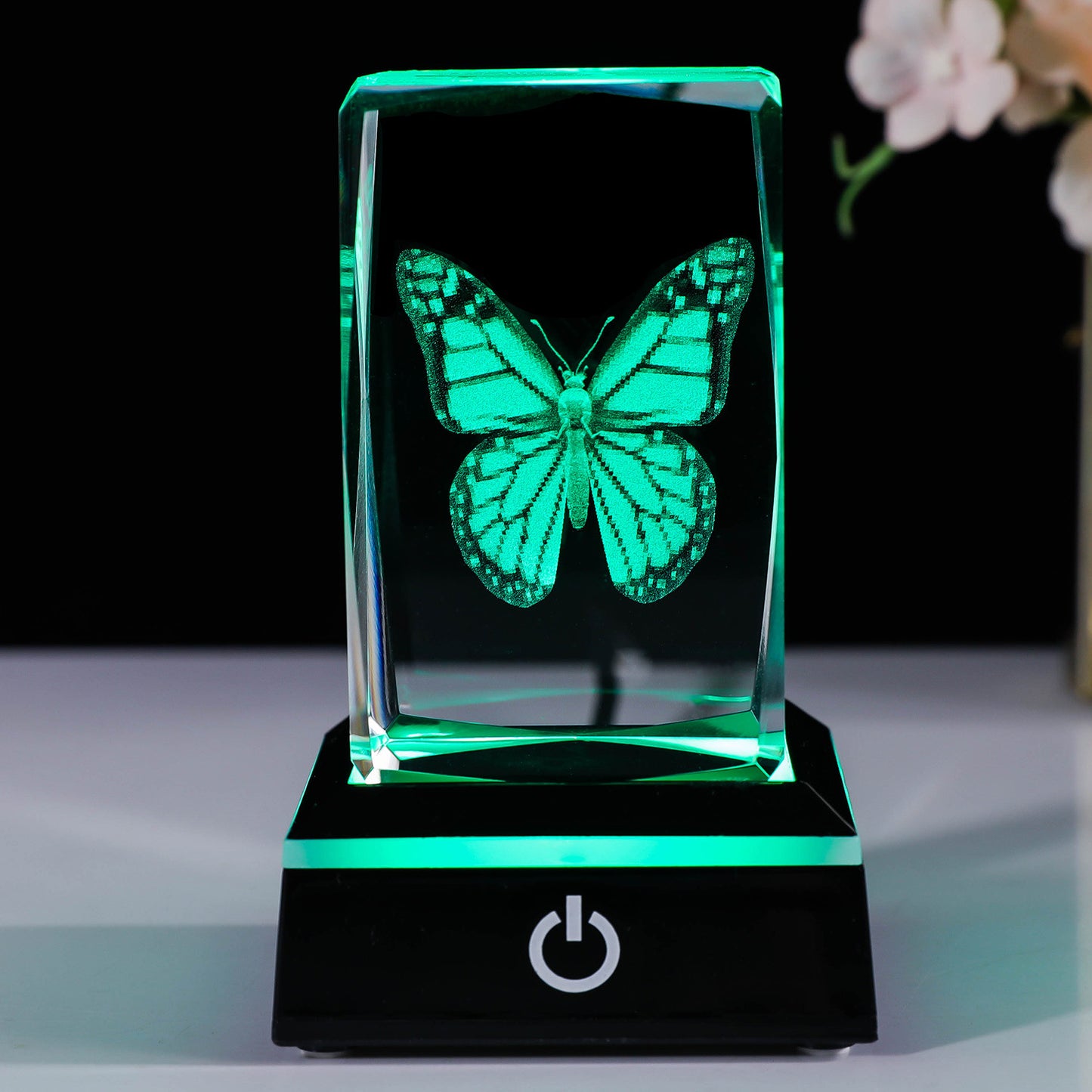 Cube Crystal Ornaments Inner Carving Crafts - VELORIA