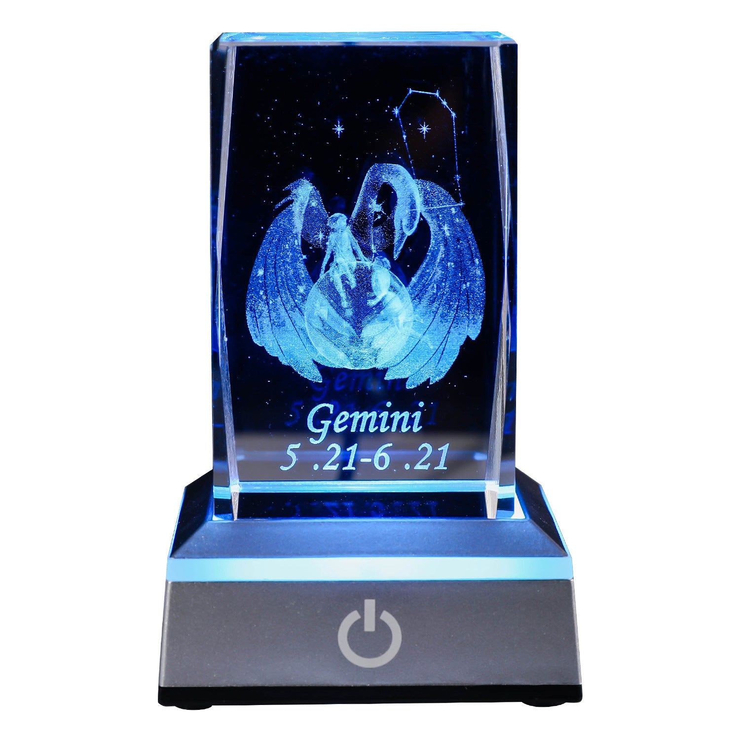 Cube Crystal Ornaments Inner Carving Crafts - VELORIA