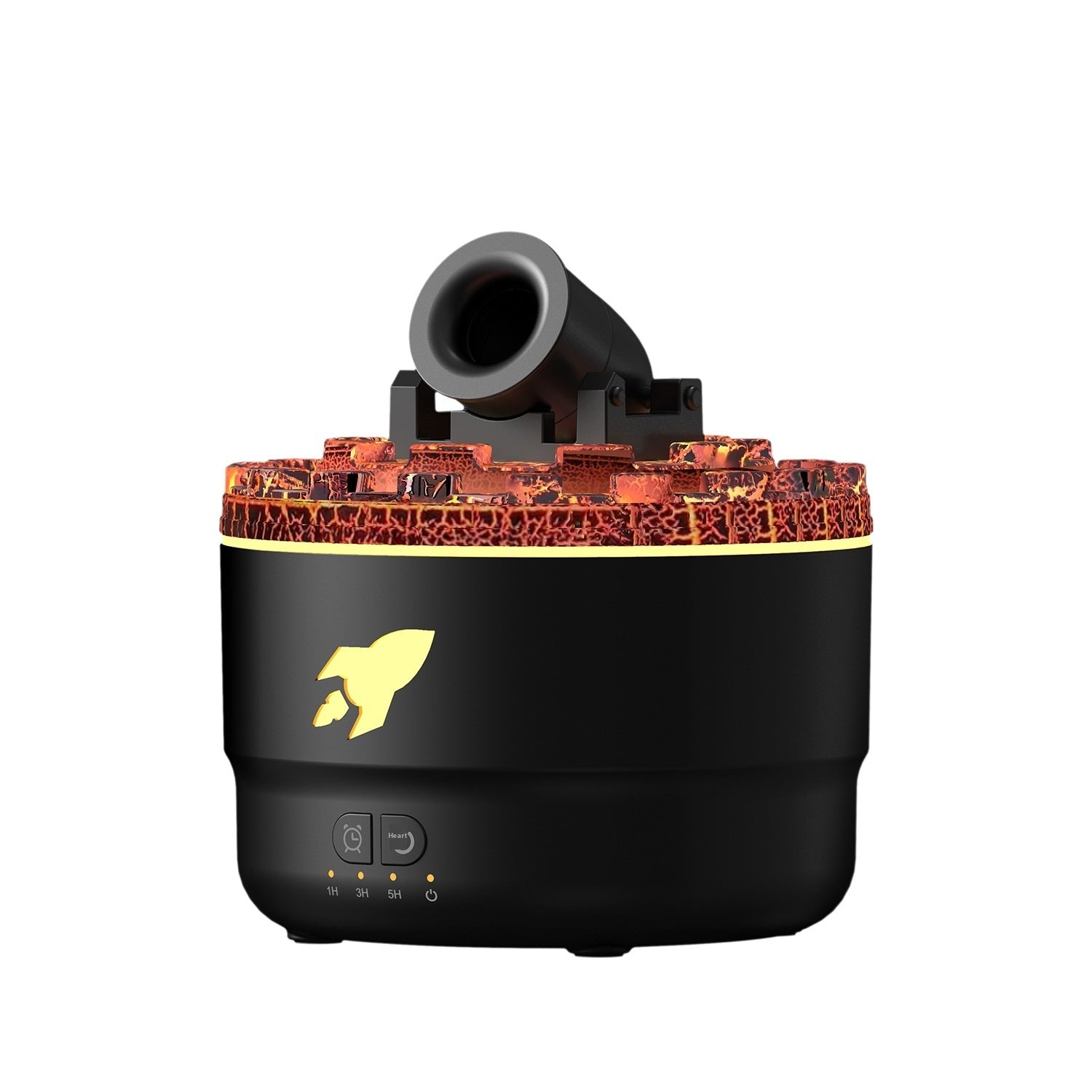 Battery Aroma Diffuser Convenient Home Bedroom Colorful Flame Ambience Light Large Spray Humidifier - VELORIA