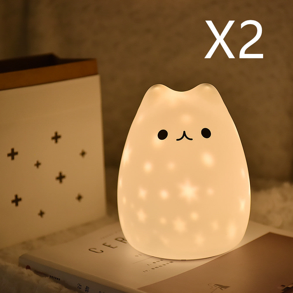 LED projection silicone night light - VELORIA