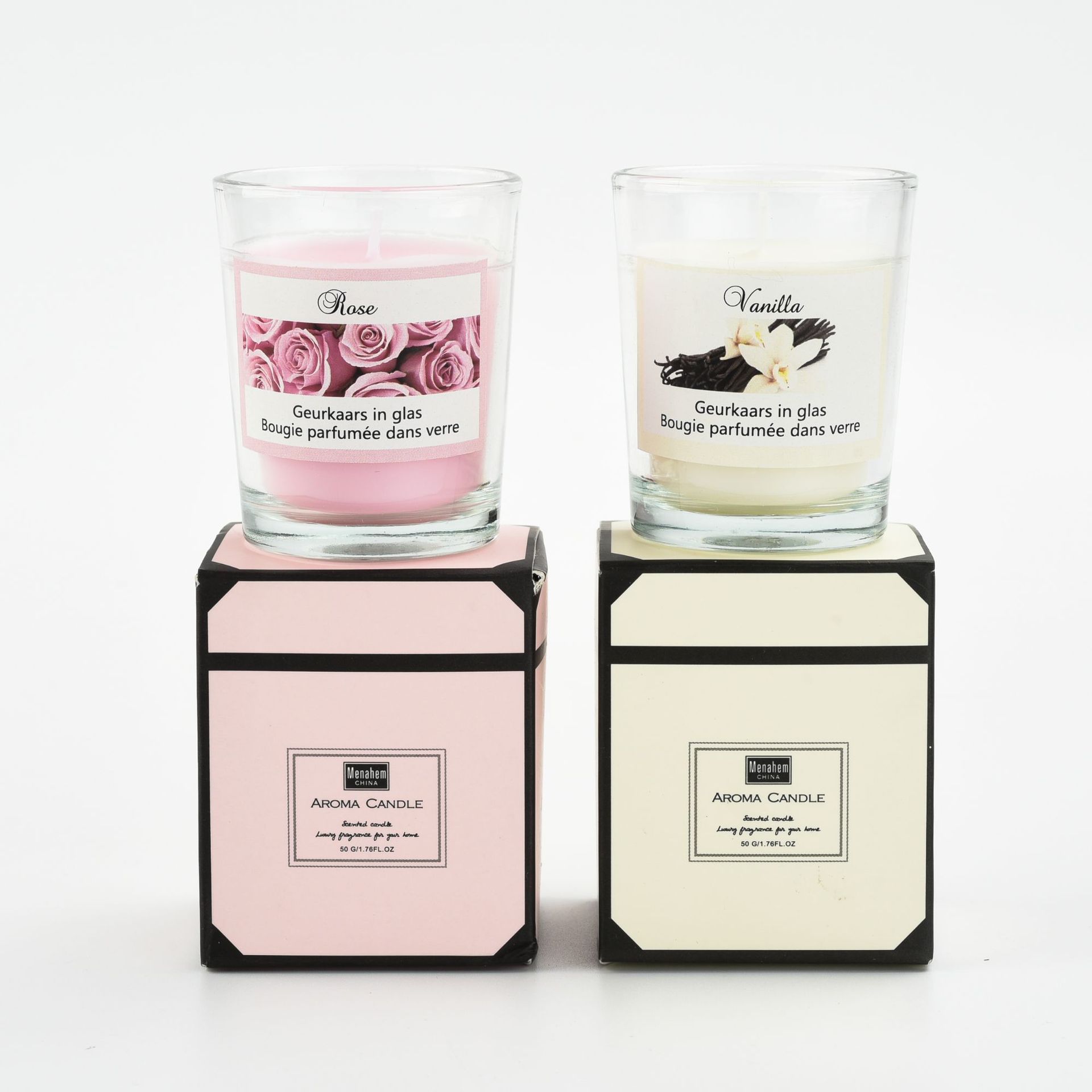 Plant Candles Aromatherapy Glass Romantic Fragrance - VELORIA